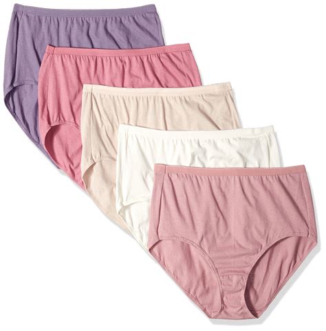 plus size cotton panties|Hanes Just My Size Women's Cotton Briefs, 6.